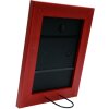 S46FF4 Cornice dipinta in rosso 20x28 cm