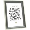 S46GD7 Cornice in grigio combinata con argento 13x18 cm