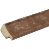 S46HF3 Cornice in legno marrone con superficie ondulata 15x15 cm