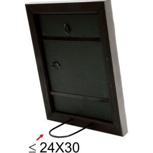 S46HF7 Cornice in legno grigio con superficie ondulata 15x15 cm