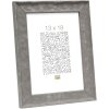 S46HF7 Cornice in legno grigio con superficie ondulata 20x25 cm
