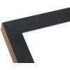 S46JH2 Cornice in legno nero con bordo color legno 10x15 cm