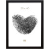 S46JH2 Cornice in legno nero con bordo color legno 13x18 cm