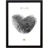 Deknudt S46JH2 Cornice di legno nera con bordo color legno 15x20 cm