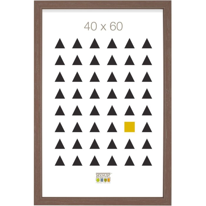 S46KF3 Cornice in legno beige con profili perlati 20x28 cm