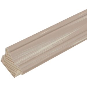 S46LF3 Cornice in stile rustico dipinta di beige 10x15 cm