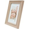 S46LF3 Cornice in stile rustico dipinta di beige 10x15 cm