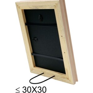 S46LF3 Cornice dipinta in beige in stile rustico 13x18 cm