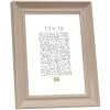 S46LF3 Cornice dipinta in beige in stile rustico 15x20 cm