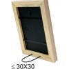 S46LF3 Cornice dipinta in beige in stile rustico 15x20 cm