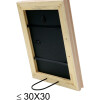 S46LF3 Cornice dipinta in beige in stile rustico 40x50 cm
