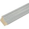 S46LF7 Cornice in stile rustico dipinta di grigio 30x40 cm