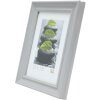 S46LF7 Cornice in stile rustico dipinta di grigio 30x40 cm