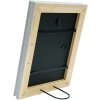 S46LF7 Cornice in stile rustico dipinta di grigio 30x40 cm