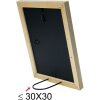 S46MF8 Cornice in legno verde con finitura anticata 15x20 cm