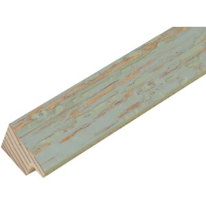 S46MF8 Cornice in legno verde con finitura anticata 20x30 cm