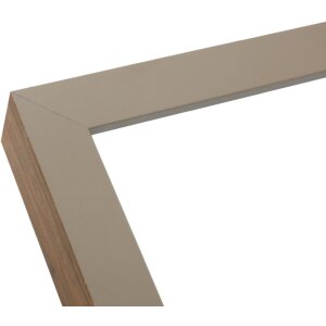 S46PH3 Cornice in legno beige con bordo color legno 20x20 cm