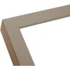 S46PH3 Cornice in legno beige con bordo color legno 20x20 cm