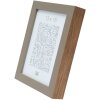 S46PH3 Cornice in legno beige con bordo color legno 20x20 cm