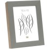 S46PH7 Cornice in legno grigio con bordo color legno 20x20 cm