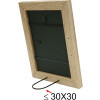 S49BH1 Cornice in legno naturale 30x45 cm
