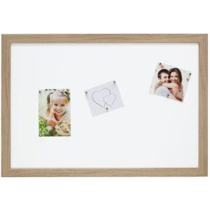 S49BH1 Lavagna magnetica in legno naturale 40x60 cm