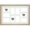 S49BH1 Cornice da galleria in legno naturale per 10 foto 10x15 cm