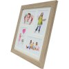S49BH1 Cornice da galleria in legno naturale per 4 foto 10x15 cm