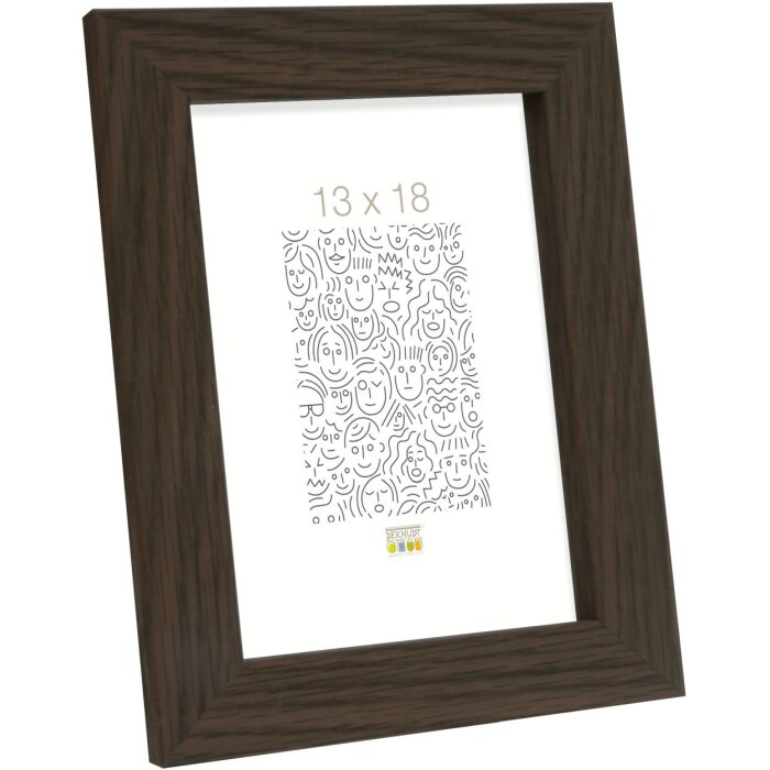 S49BH2 Cornice in legno scuro 18x24 cm