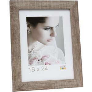 Cornice di legno Deknudt S49BH3 grigio 20x20 cm