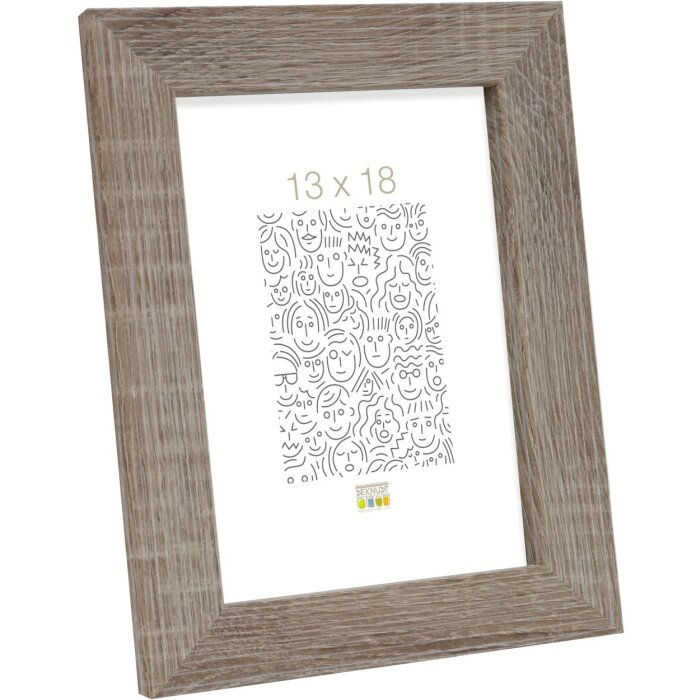 S49BH3 Cornice in legno grigio 30x30 cm