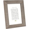 S49BH3 Cornice in legno grigio 30x30 cm