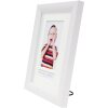 S54SF1 Cornice bianca con scomparto per il testo (con testo francese) 10x15 cm