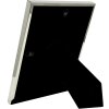 S57MC1 Cornice in metallo color argento lucido con passe-partout 10x15 cm