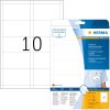 Etichette di inserimento nome A4 90x54 mm in cartone bianco non adesivo 250 pz.