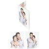 S58RL2 Doppia cornice in plastica trasparente per foto verticali 5,5x8,6 cm