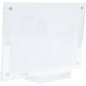 Deknudt S58SC1 Cornice magnetica trasparente con supporto 20x20 cm