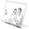 s58sd1 Cornice trasparente di 5,4mm di spessore con supporto bianco 13x18 cm