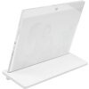 s58sd1 Cornice trasparente di 5,4mm di spessore con supporto bianco 13x18 cm