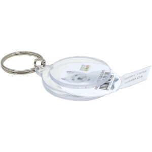 s66ga2 Portachiavi rotondo in plastica con foto 3,3x3,3 cm