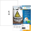 Etichette A4 Pellicola adesiva per esterni 210x297 mm bianco adesivo estremamente forte 50 pezzi