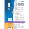 Etichette per cartelline A4 bianche 192x38 mm Mobili-rimuovibili opache 700 pz.