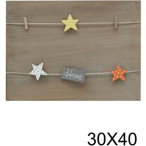 S67TT2 Parete in legno con mollette 50x50 cm