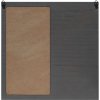 S67TT4 Parete memo in legno grigio con lavagna