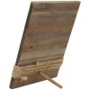 S67UA2 Portafoto verniciato marrone con corde 13x18 cm