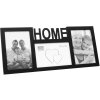 S68NK2 Cornice nera per 3 immagini - HOME 10x15 cm