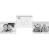 S68RK1 Cornice da galleria in bianco per 3 foto 10x15 cm