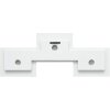 S68RK1 Cornice da galleria in bianco per 3 foto 10x15 cm