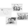 S68RK1 Cornice da galleria in bianco per 4 foto 10x15 cm