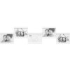 S68RK1 Cornice da galleria in bianco per 5 foto 10x15 cm